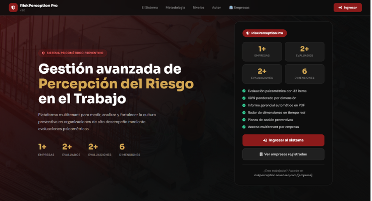 RisckPerception - Sistema de Gestióny Evaluación de la Percepción del Riesgo